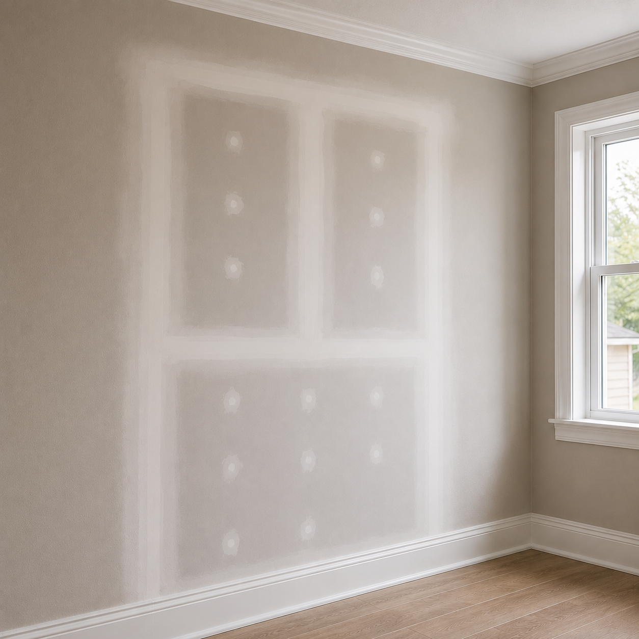 Drywall taping and finishing