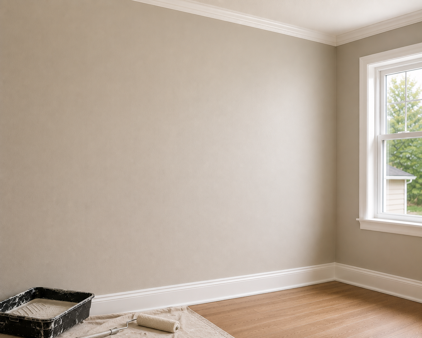 Drywall painting and inspection