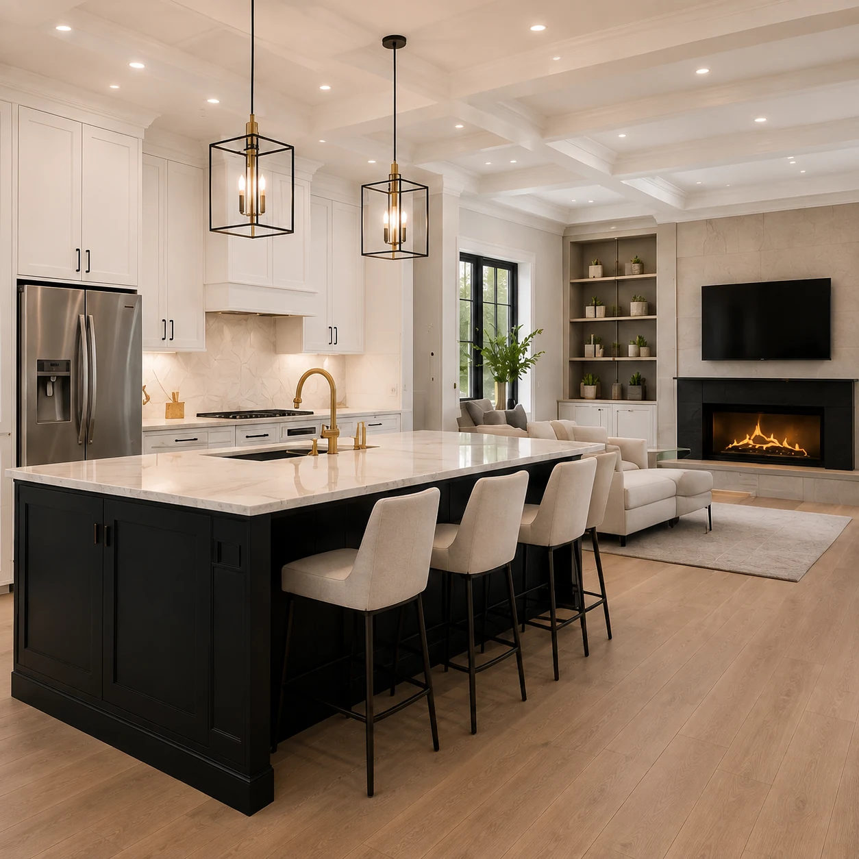Room-by-room interior painting in a Calgary home