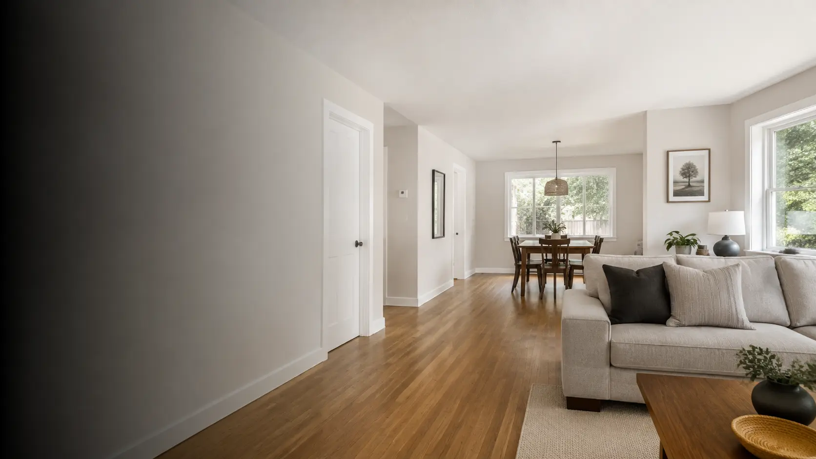 Whole-house interior painting project in Oakridge Calgary by Jakub Construction