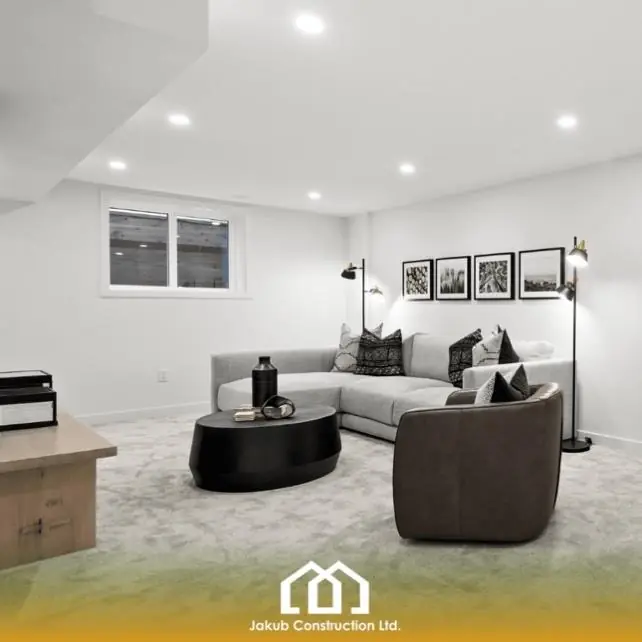Painted walls and ceiling in Oakridge Calgary whole-house interior painting project