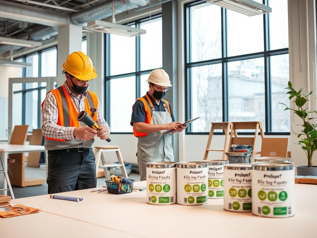 Eco-friendly commercial painting products being used in Calgary Eco-friendly commercial painting products being used in Calgary