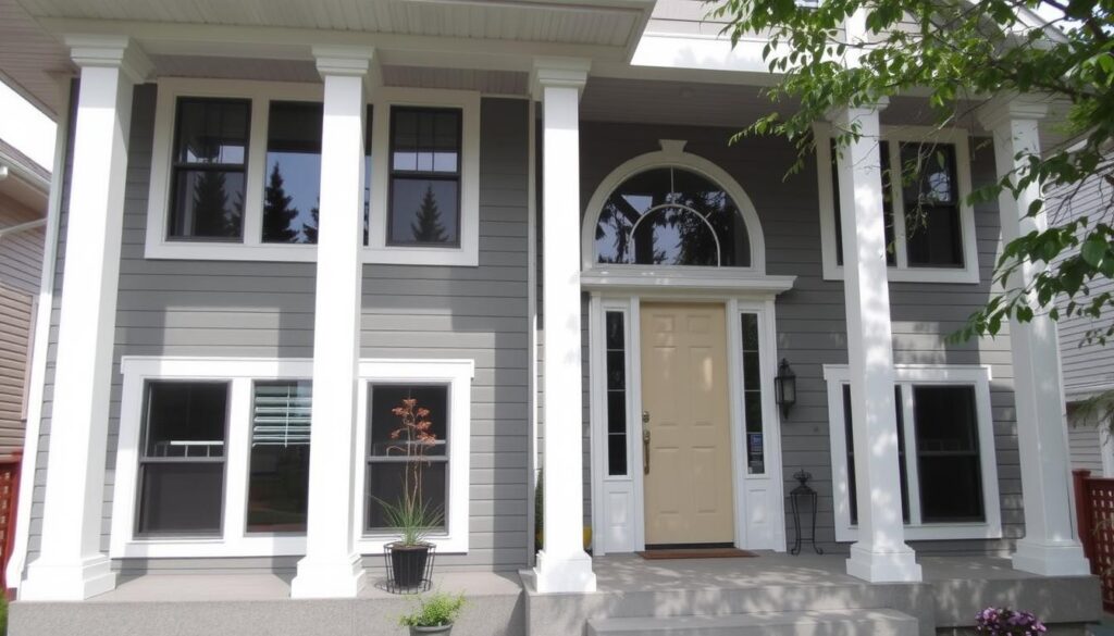 Beautifully painted Calgary home showcasing local painters' quality work