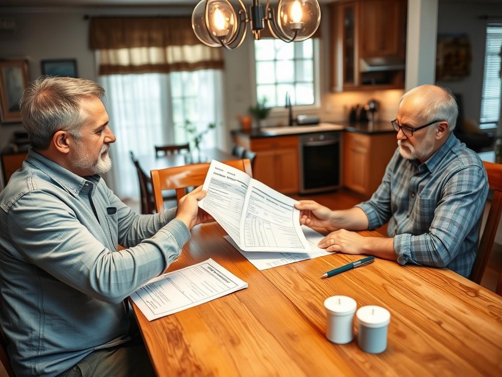 Calgary painter providing transparent estimate to homeowner