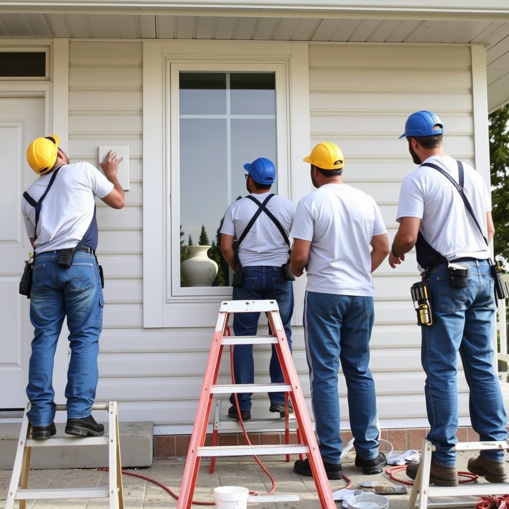 Consistent crew of local Calgary painters Consistent crew of local Calgary painters