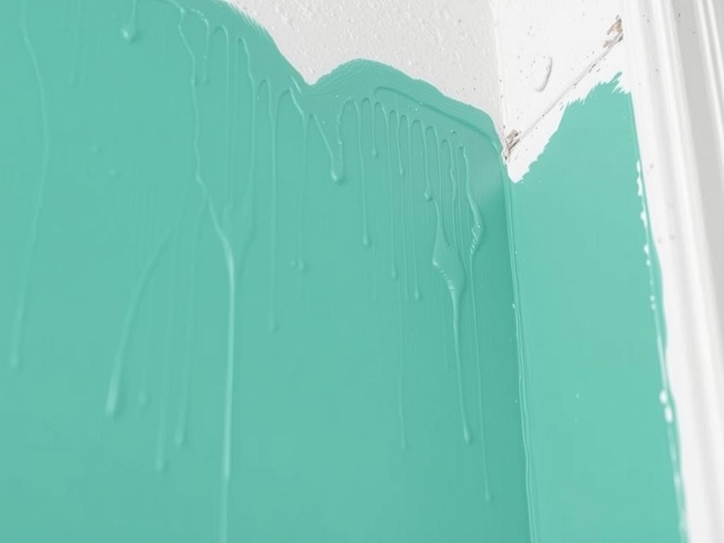 DIY painting mistakes in a Calgary home requiring professional correction