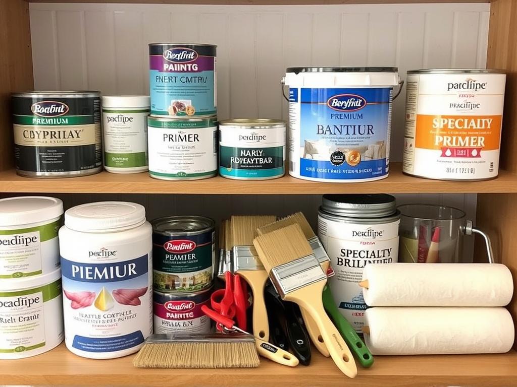 High-quality paint materials used by professional Calgary painters