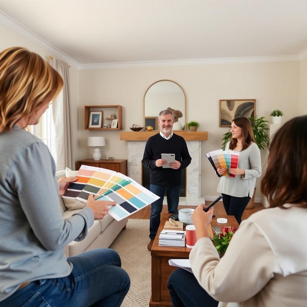 Professional colour consultation for residential painting in Calgary