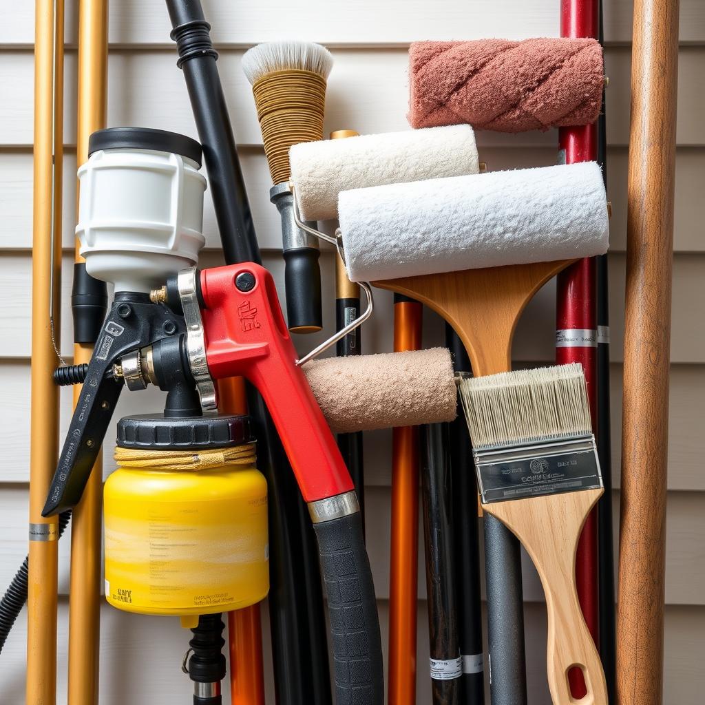 Professional painting equipment used by Calgary painting services