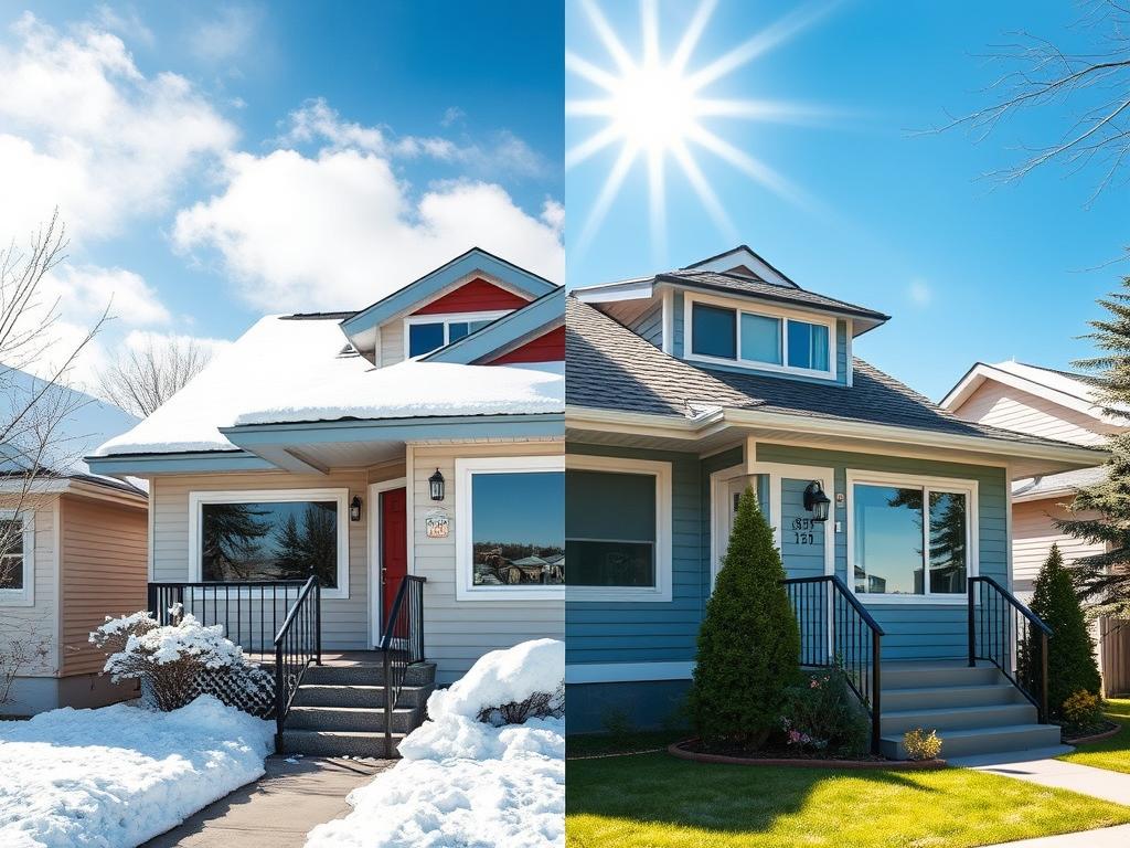 Temperature fluctuation effects on residential painting in Calgary