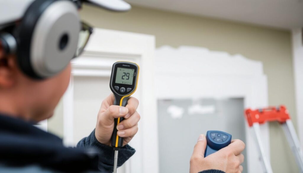Temperature monitoring during a seasonal painting project in Calgary