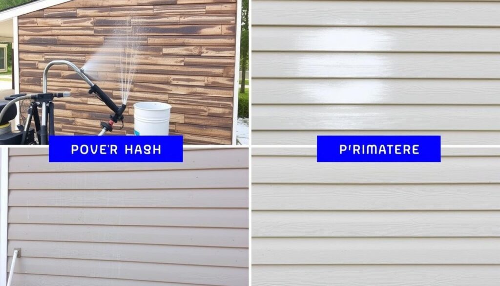 Professional preparation process for wood painting in Calgary